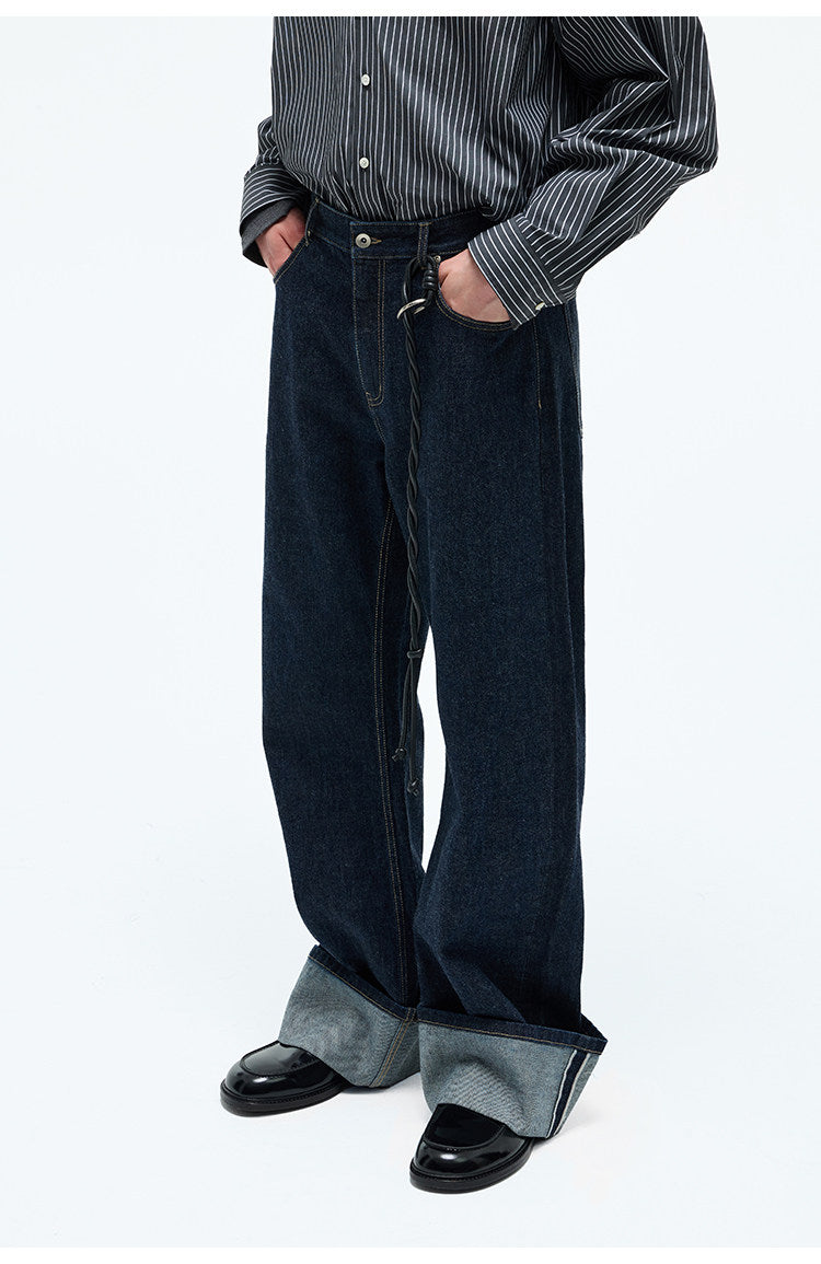 High-Twist Narrow-Width Jeans