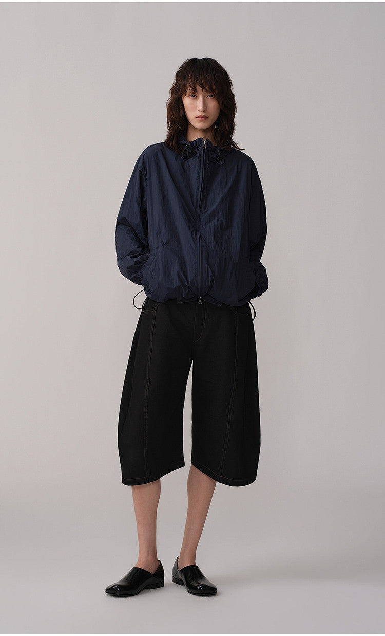 Loose-Fit Casual 3/4-Length Shorts