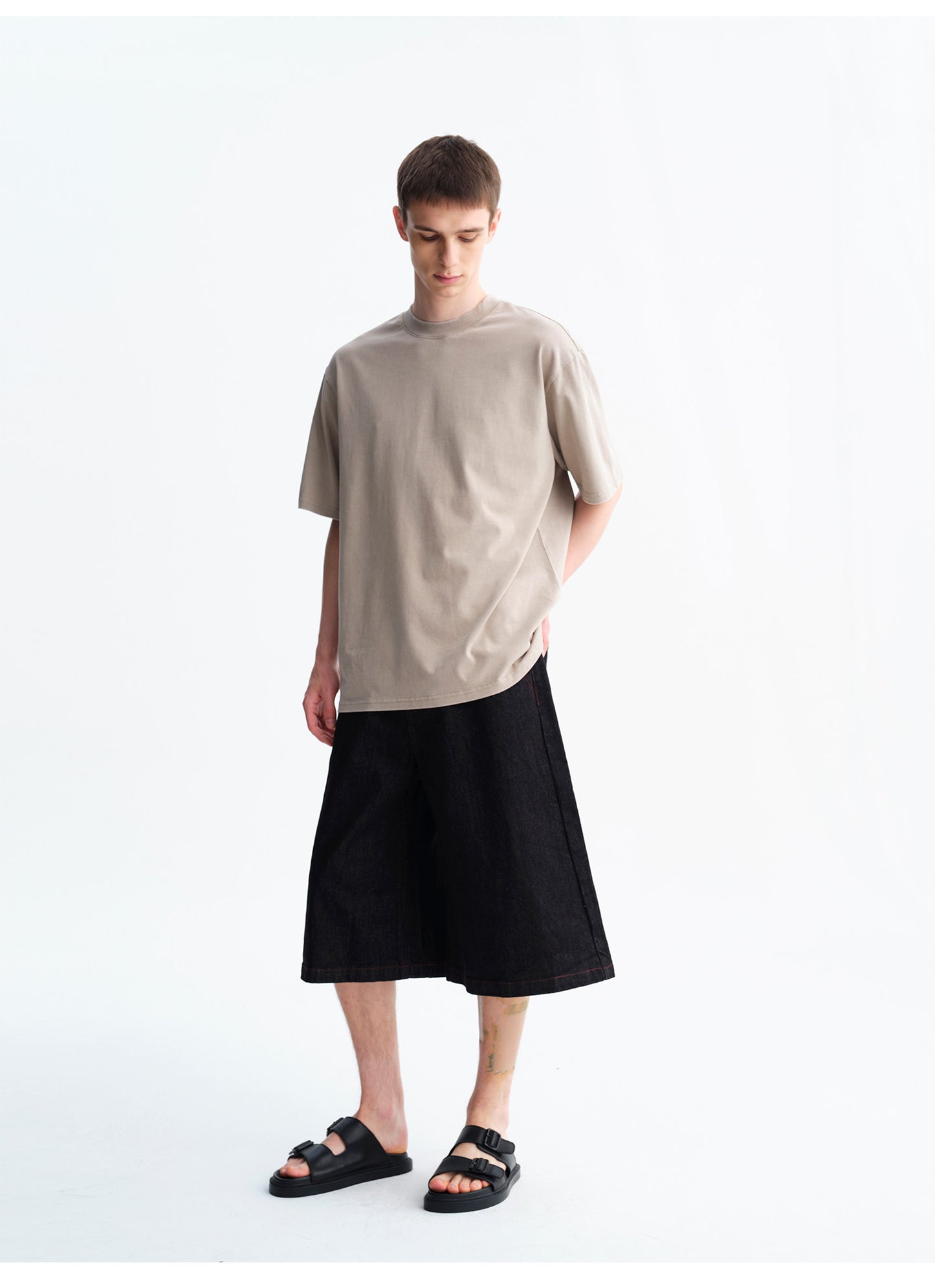 Distressed Cotton T-Shirt