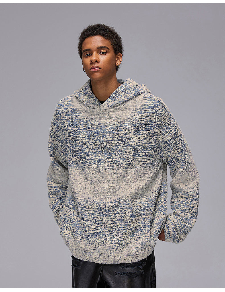 Color wash hooded sweatshirt