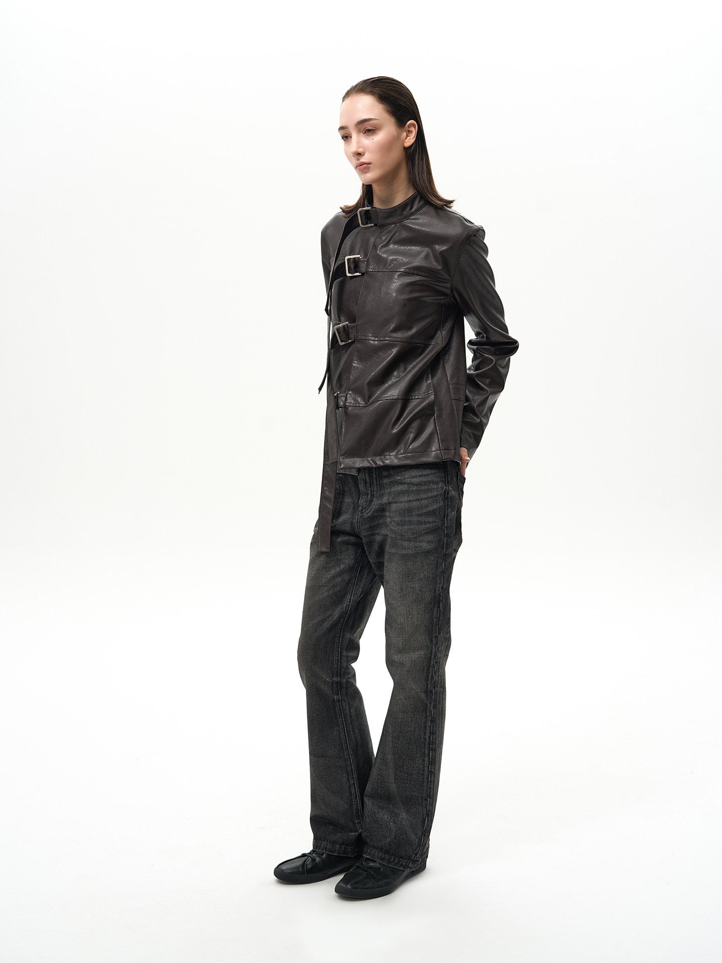 Asymmetrical Ribbon Jacket