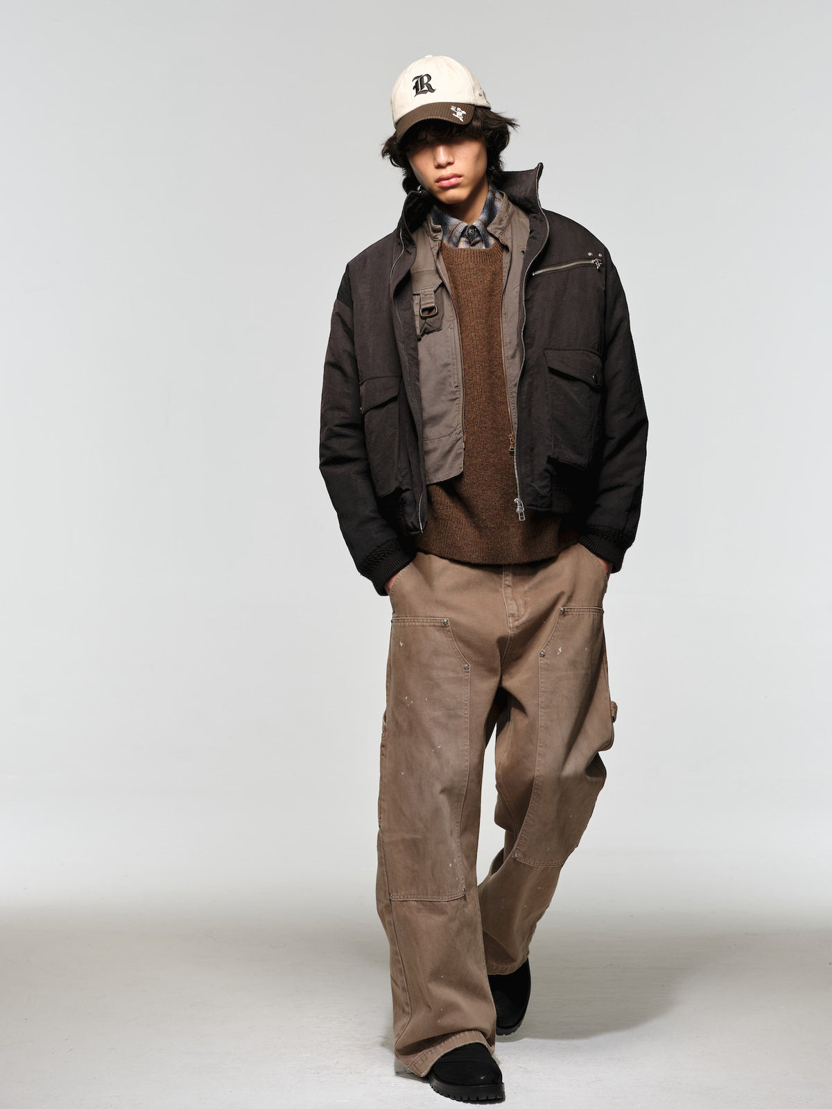 High-Neck Cotton Jacket
