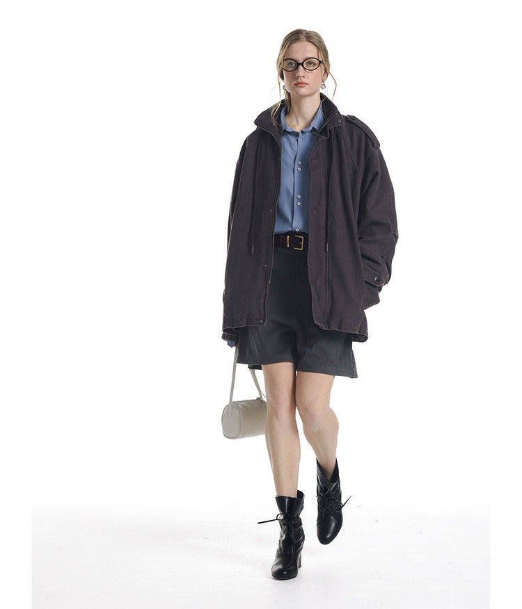 Distressed Oversized Jacket