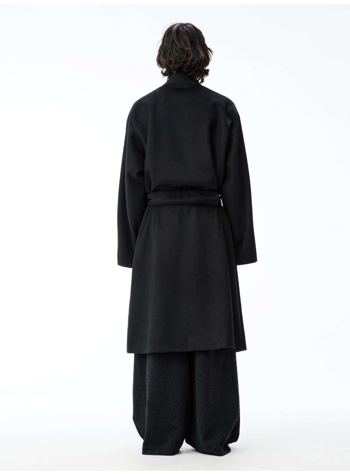 Crossover Design Long Coat