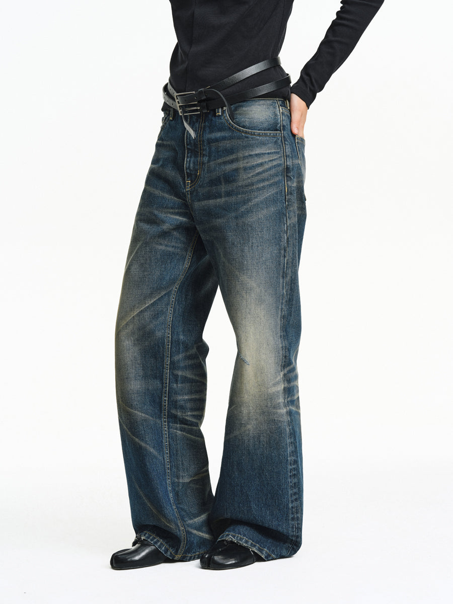 Vintage-Washed Jeans