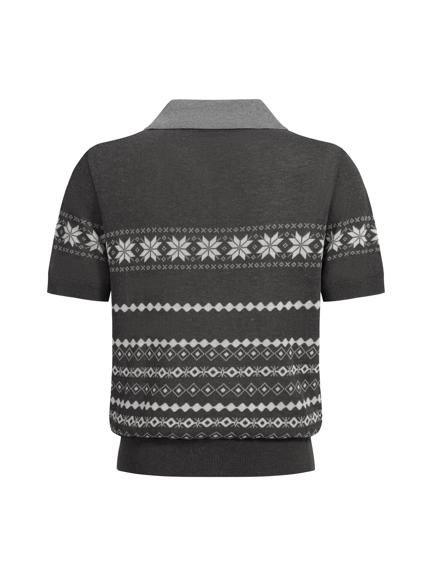 Seagull Neck Knit Shirt