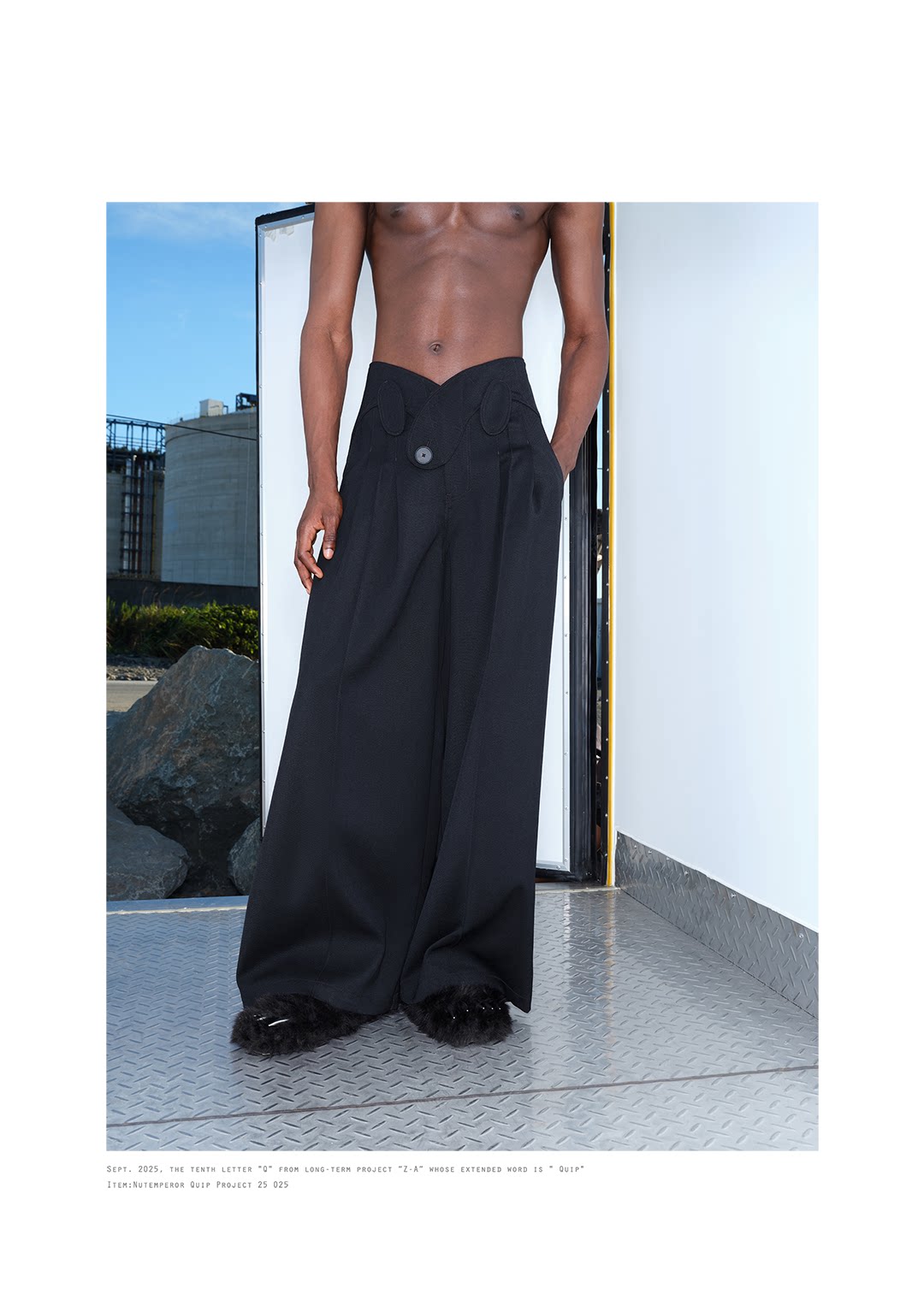 Irregular Waist Loose Casual Pants