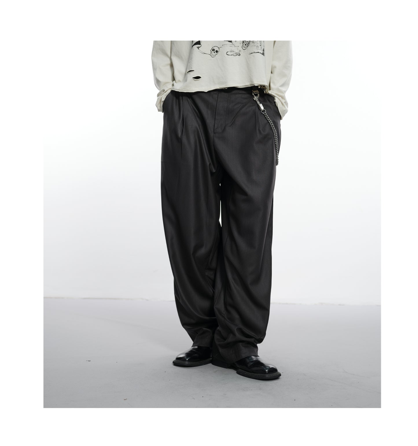 Retro Stripe Straight Pants