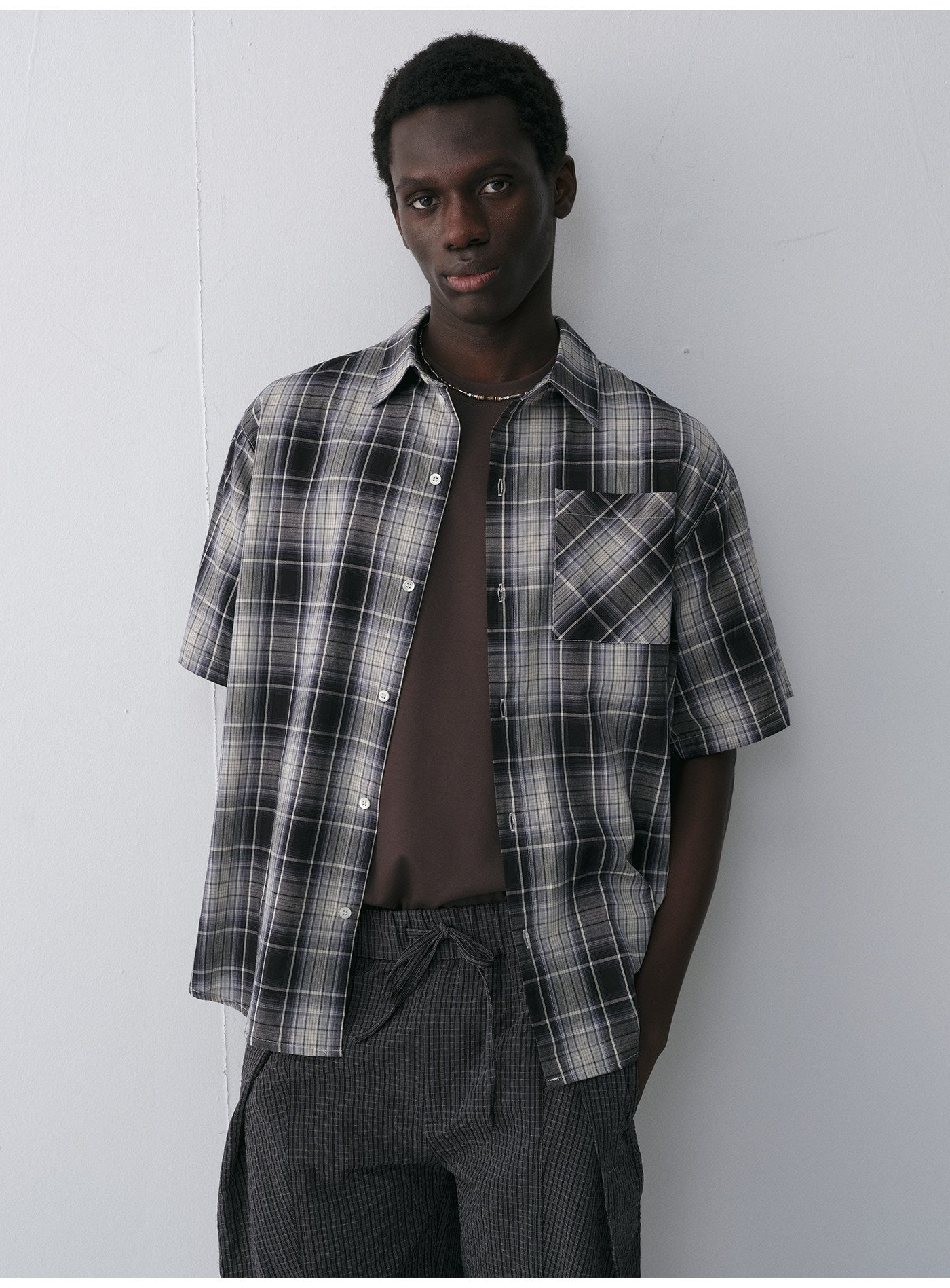 Checkered Shirt with UV Protection