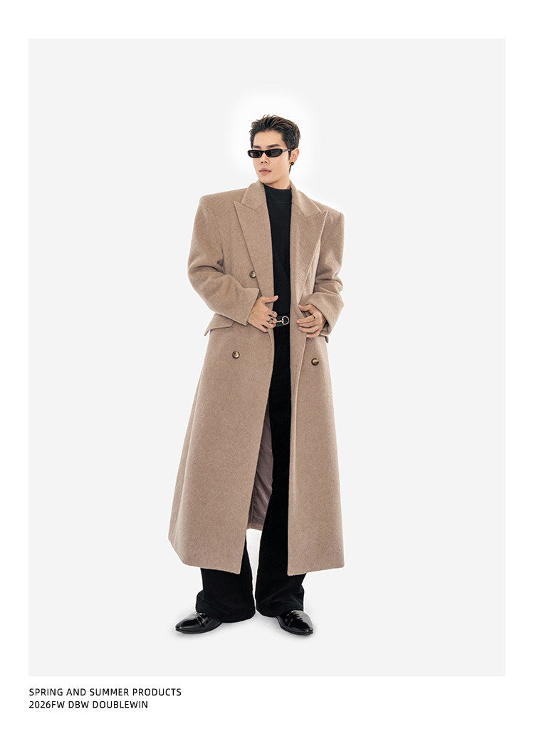 Simple Wool Long Coat