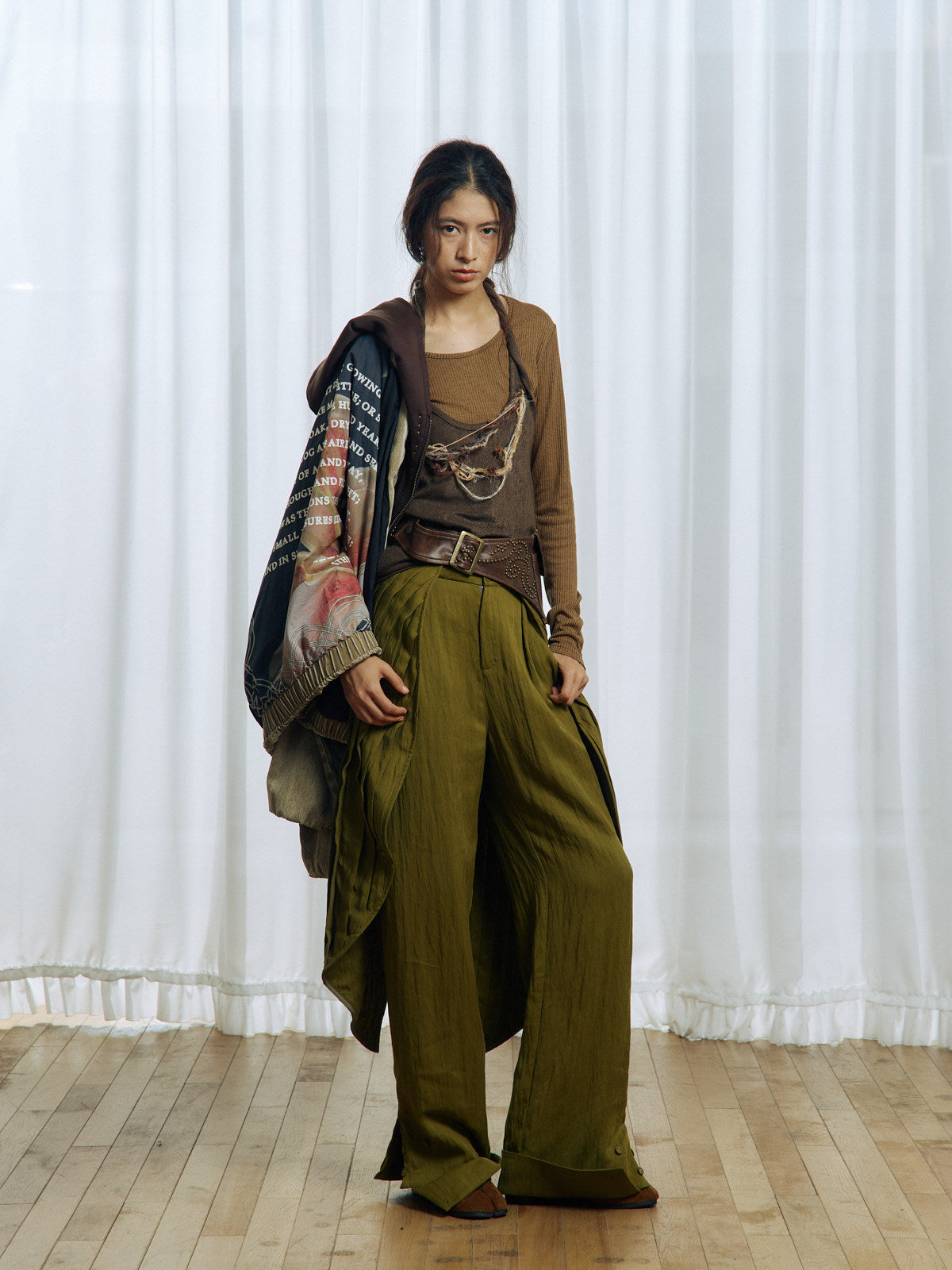 Pleated Casual Pants