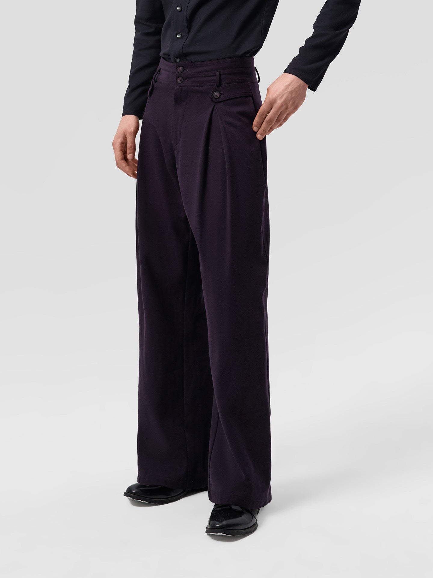 Double-Waist Casual Pants