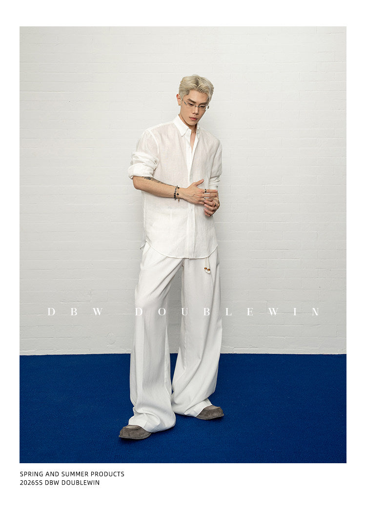 Drape-style Casual Pants