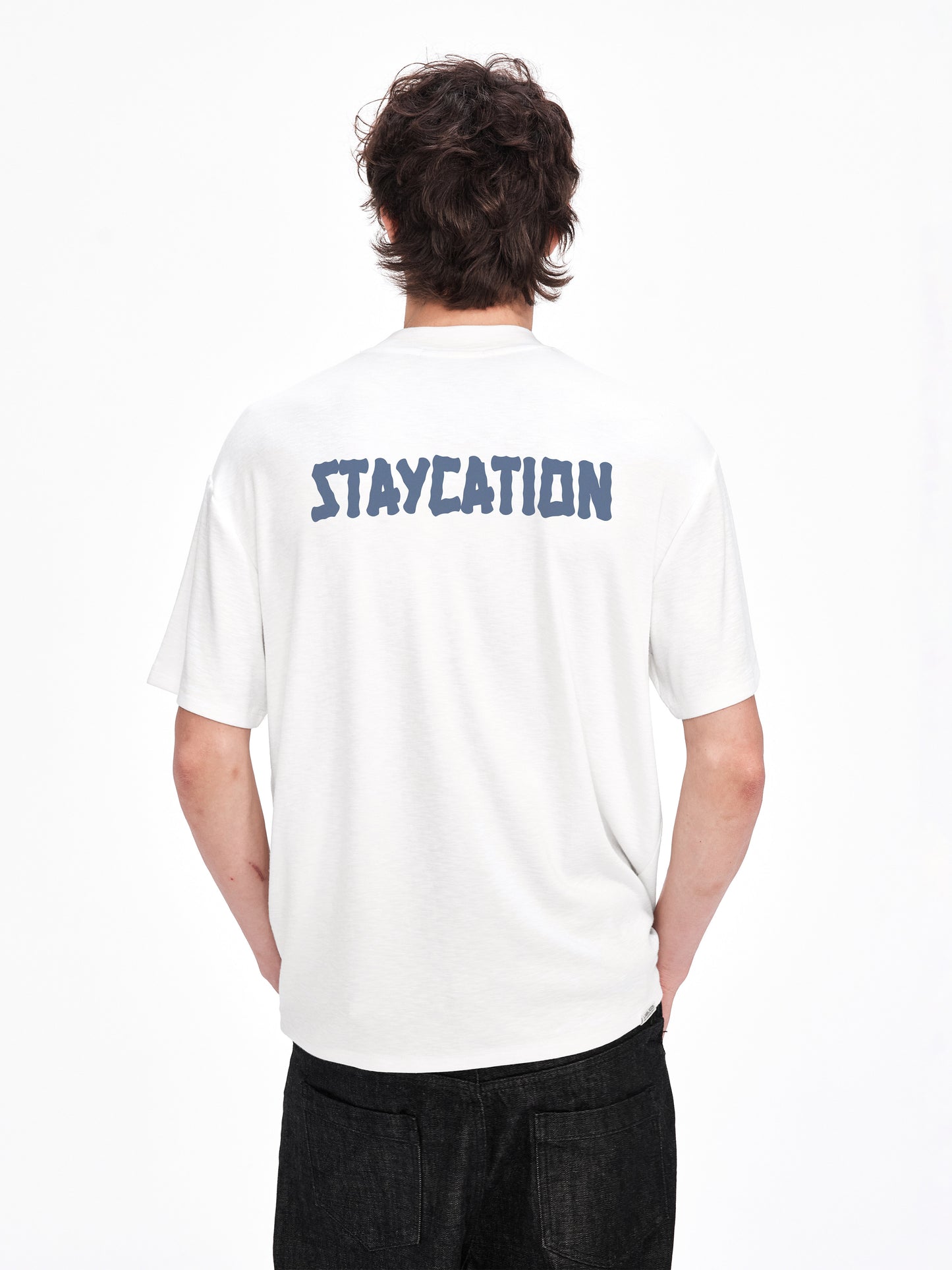 Loose-Fitting Unisex T-Shirt with Back Print