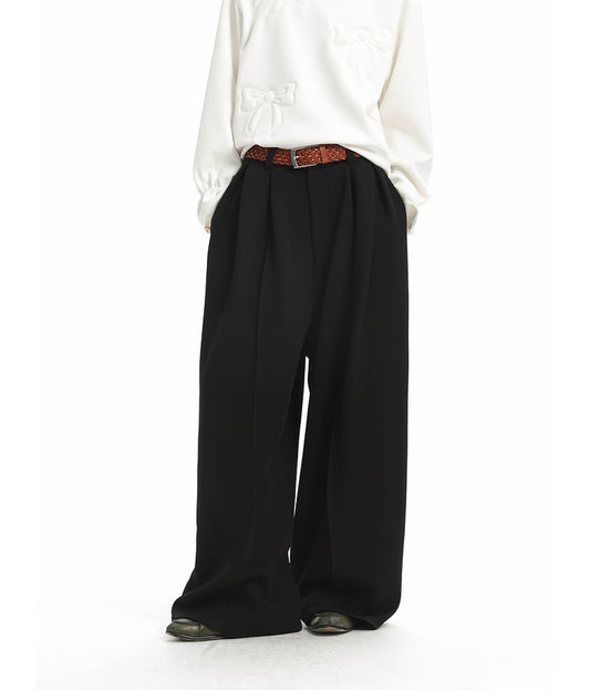 Wide Knit Casual Pants