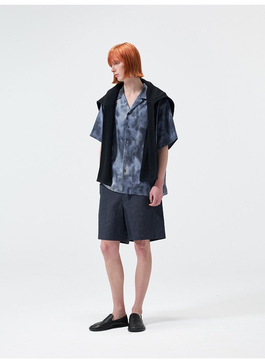 Printed Slit Shirt