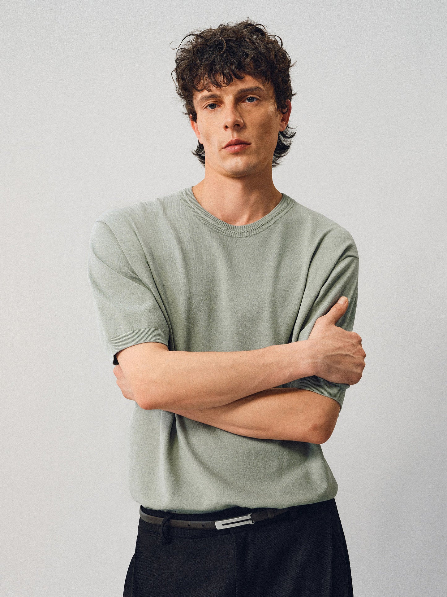 Jacquard Knit Shirt