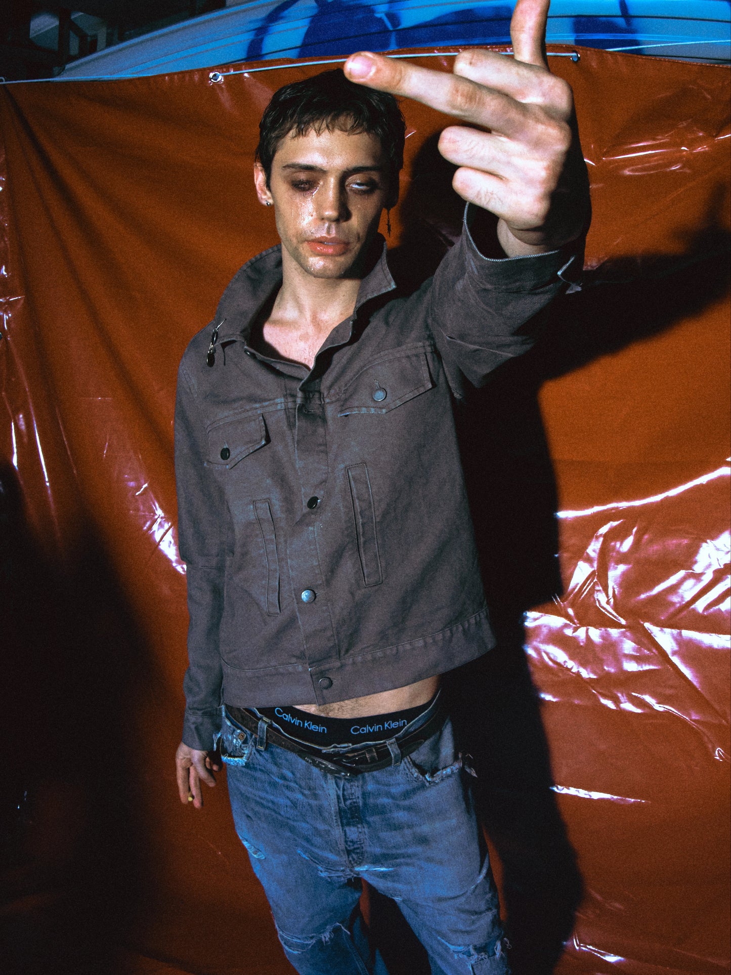 Printed Canvas Jacket