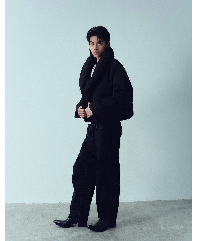 Short-length Shiny Down Jacket