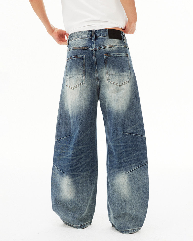 Minimalist Washed Simitar Jeans