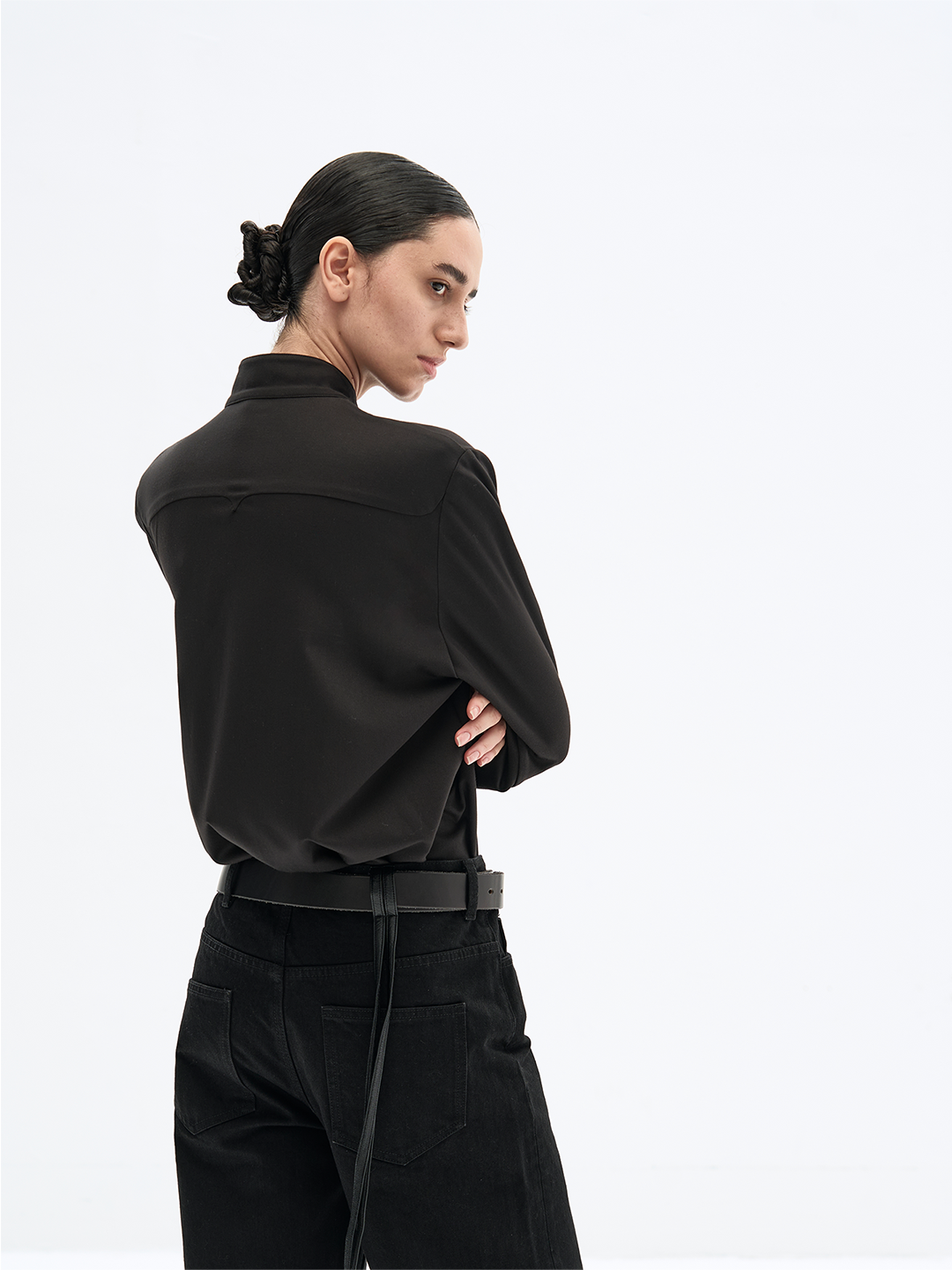 Accordion Pleat Shirt