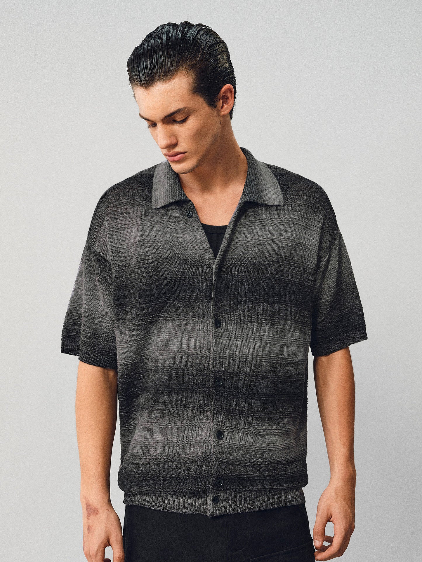 Washi Yarn Knit Shirt