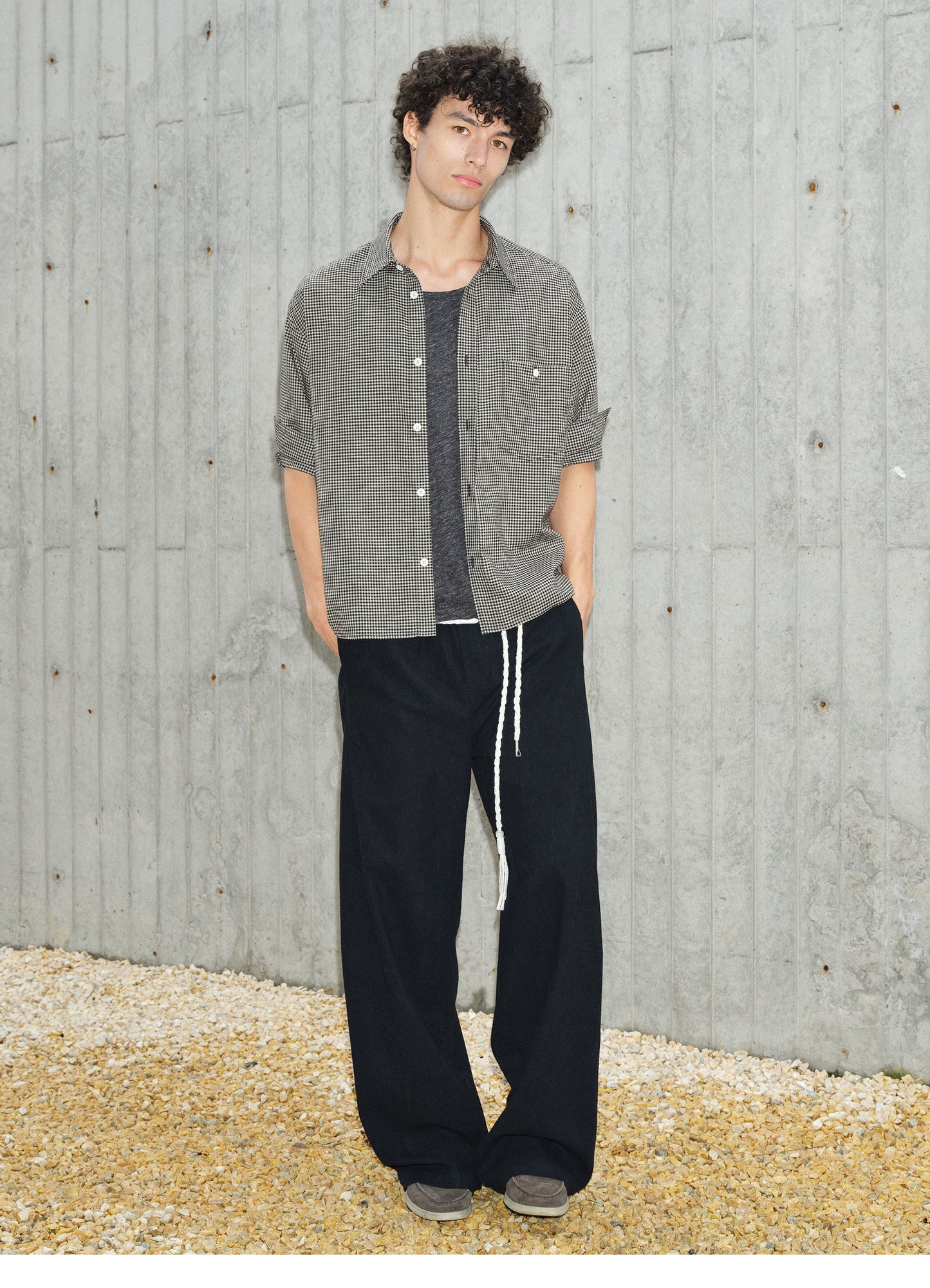 Relaxed Fit Hand-Rolled Shirt