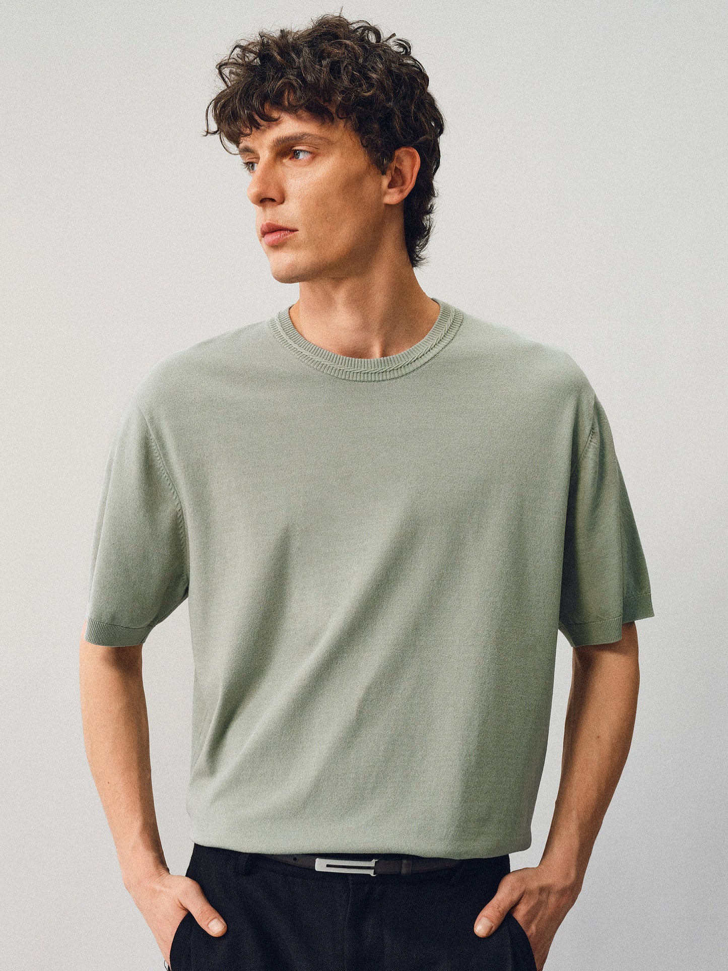 Jacquard Knit Shirt