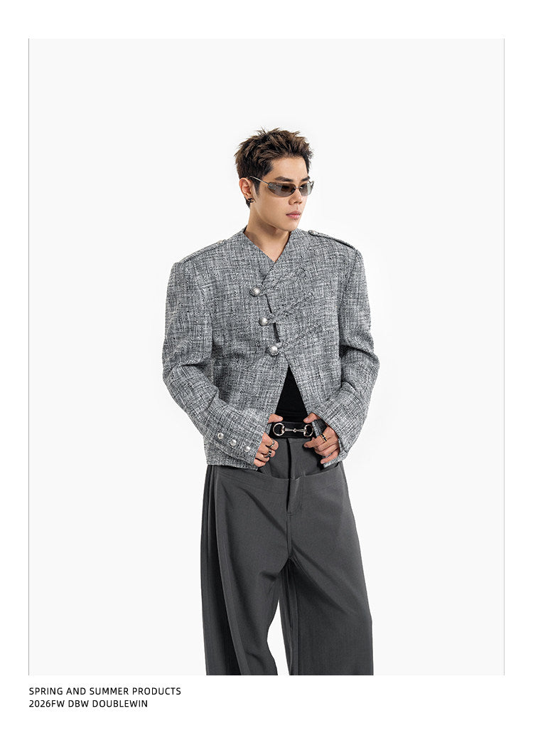 Vintage-Style Tweed Jacket