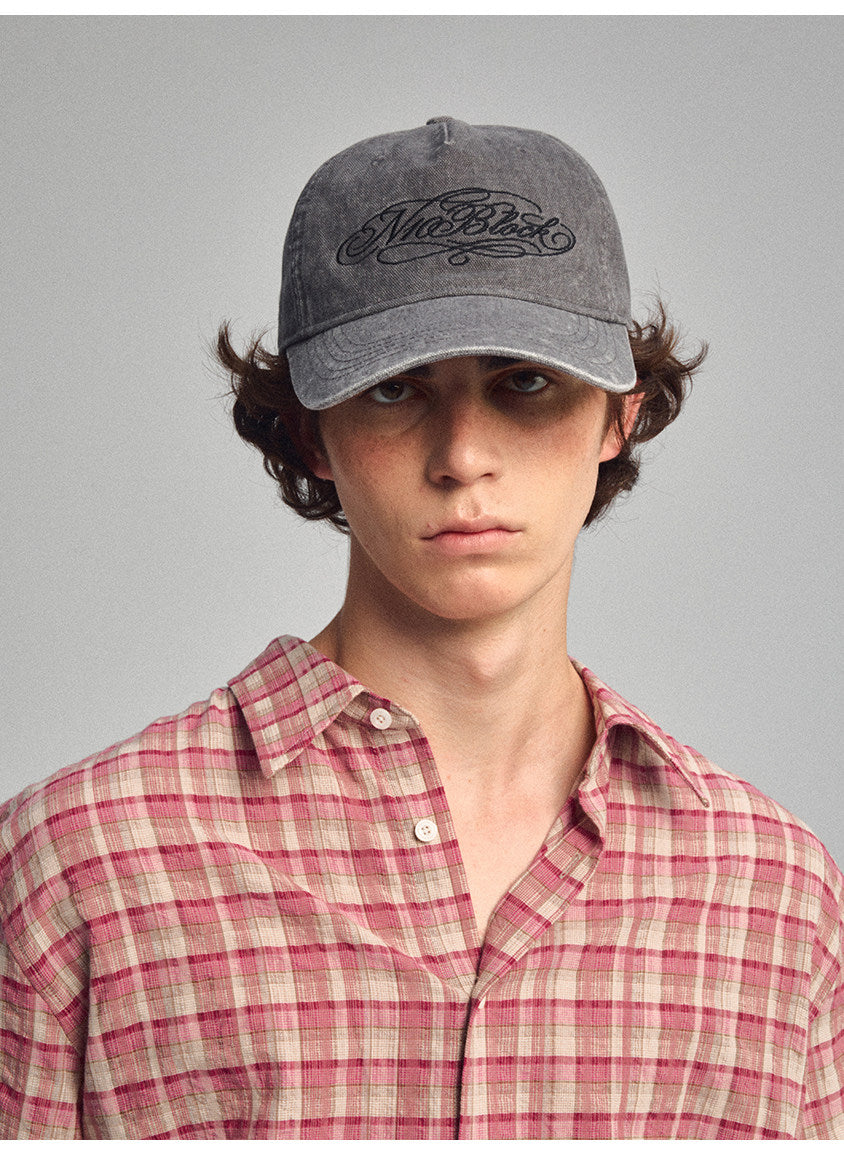 Vintage-Style Embroidered Baseball Cap