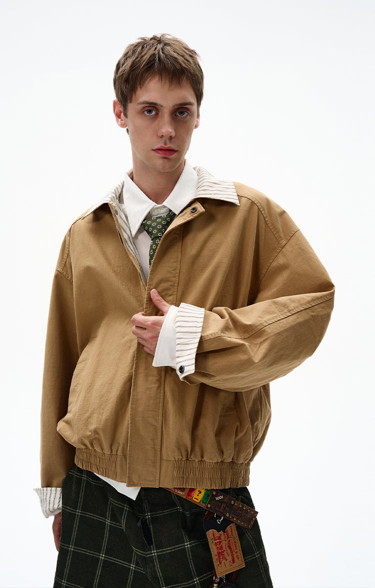 Fake Two-Piece Pilot Jacket