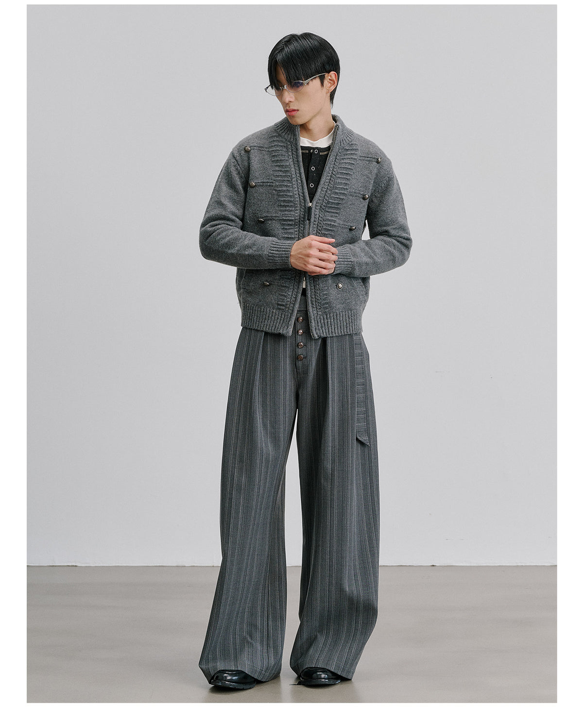 Napoleon 3D Wool-Blend Cardigan