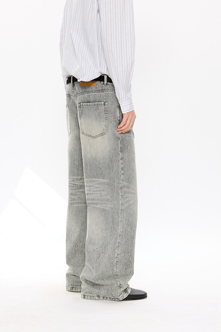 Ripple Wash Denim Pants
