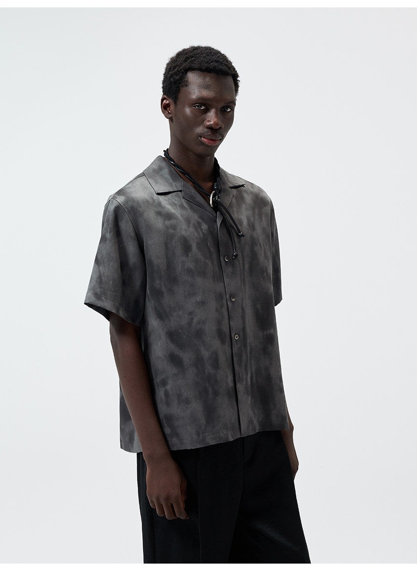 Printed Slit Shirt
