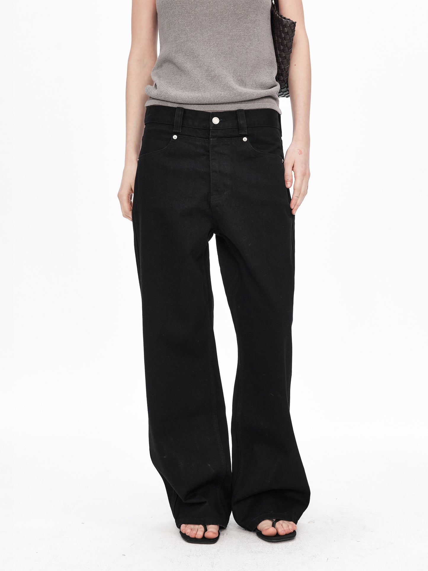 Unisex Slim-Fit Straight-Leg Jeans