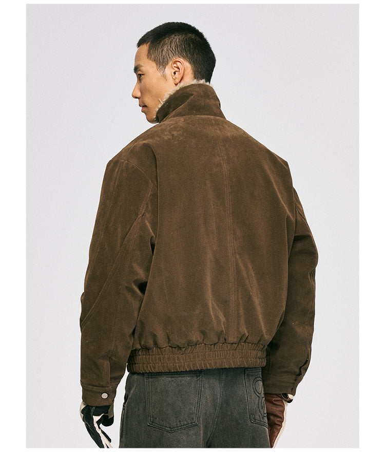 Niche Design Suede Jacket
