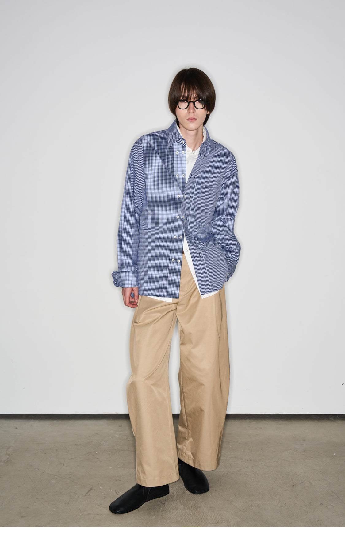 Double-breasted shirt