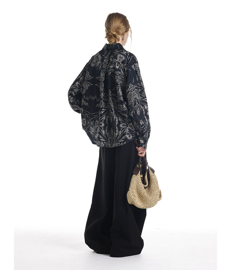Loose-Fit Floral Shirt