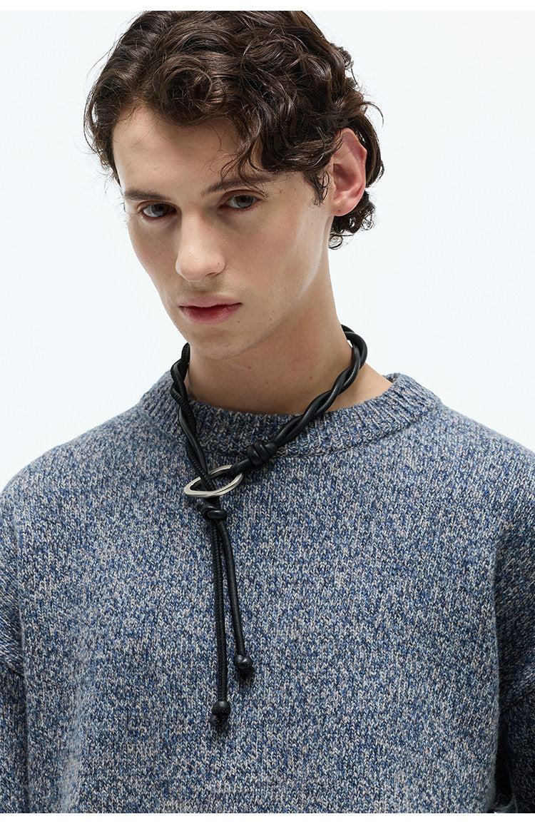 Classic Narrow Crew Neck Sweater