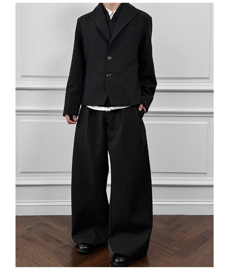 Faux Two-Piece Stylish Jacket