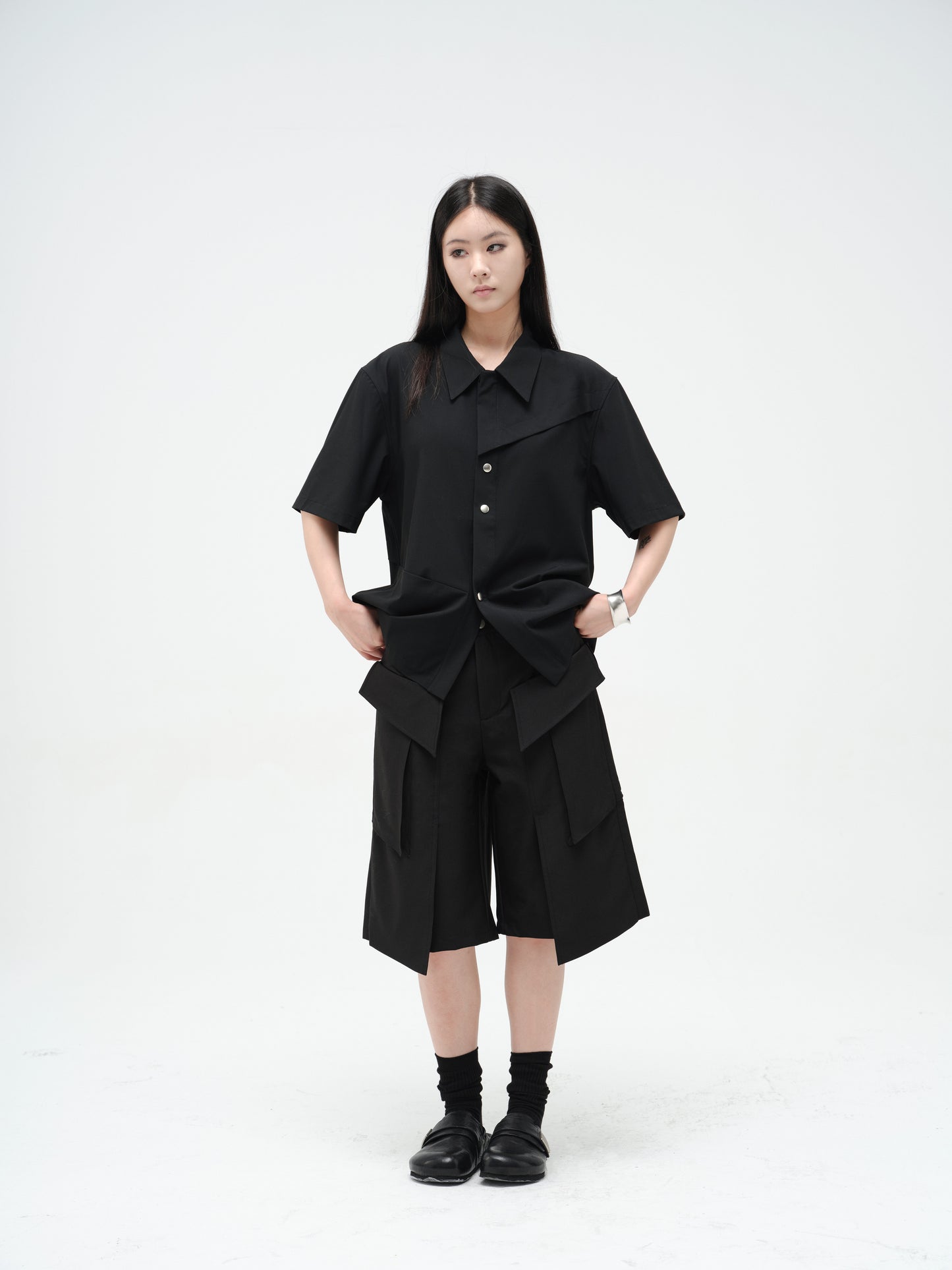 멀티 포켓 반바지