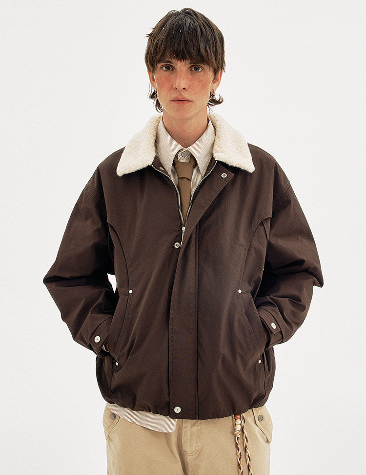 Unisex Retro-Style Casual Down Jacket
