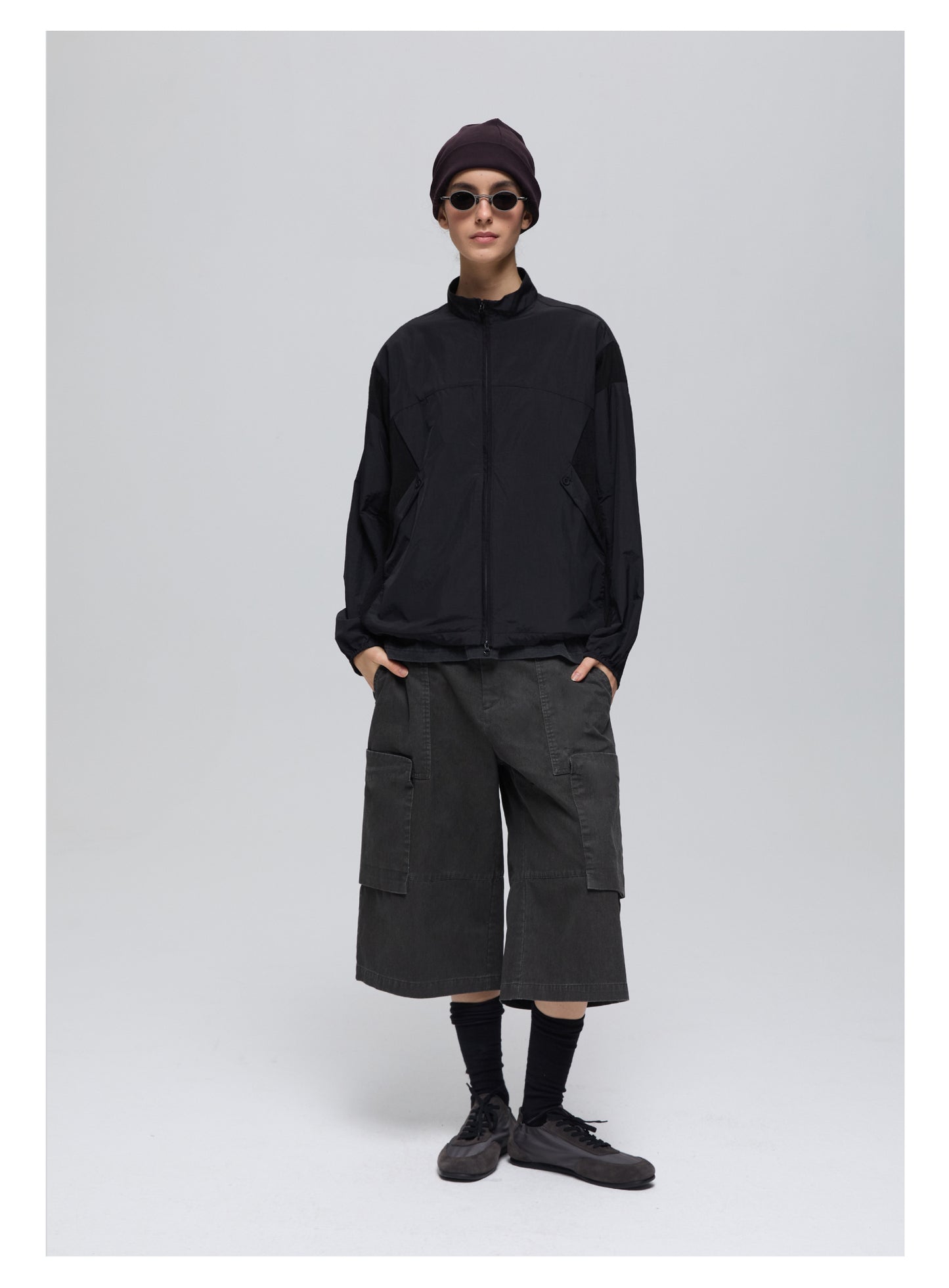 Stonewashed Casual Pants