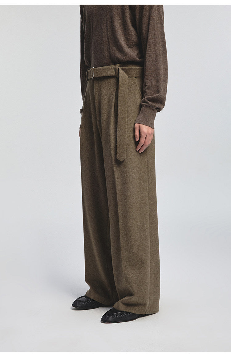 Adjustable Waistband Casual Pants