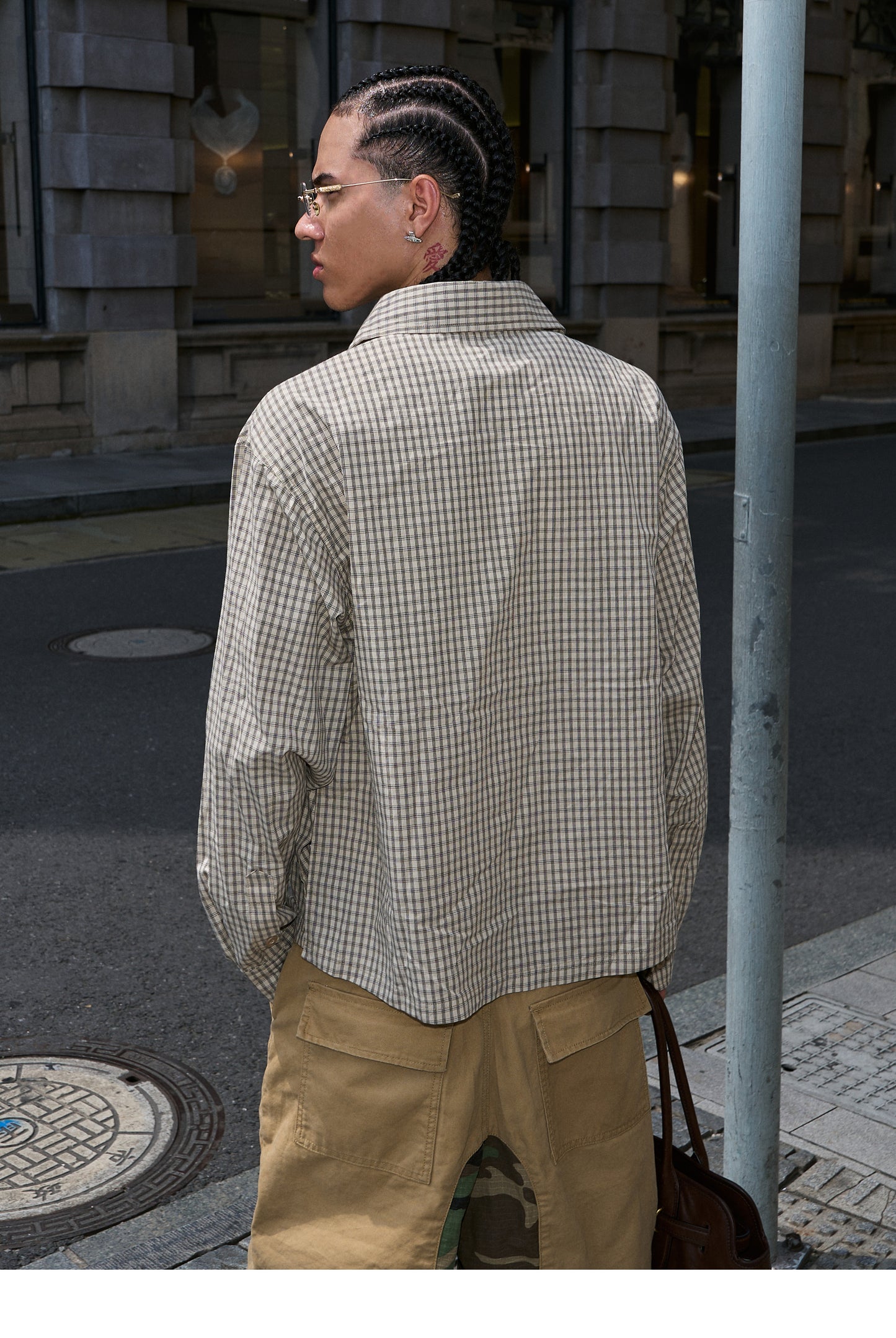 Patchwork Check Shirt