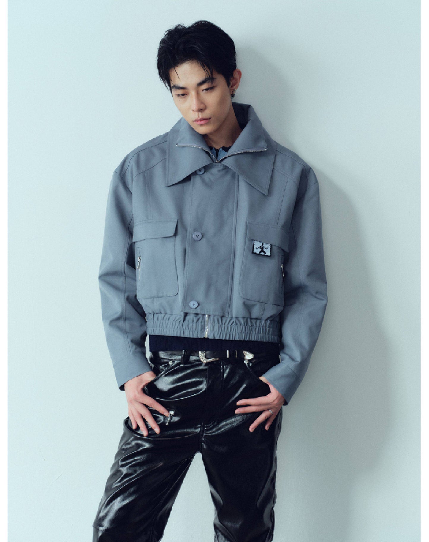 Wide Shoulder Workwear Jacket