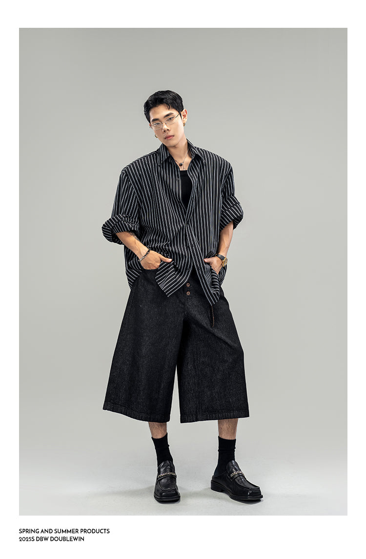 Breathable striped shirt