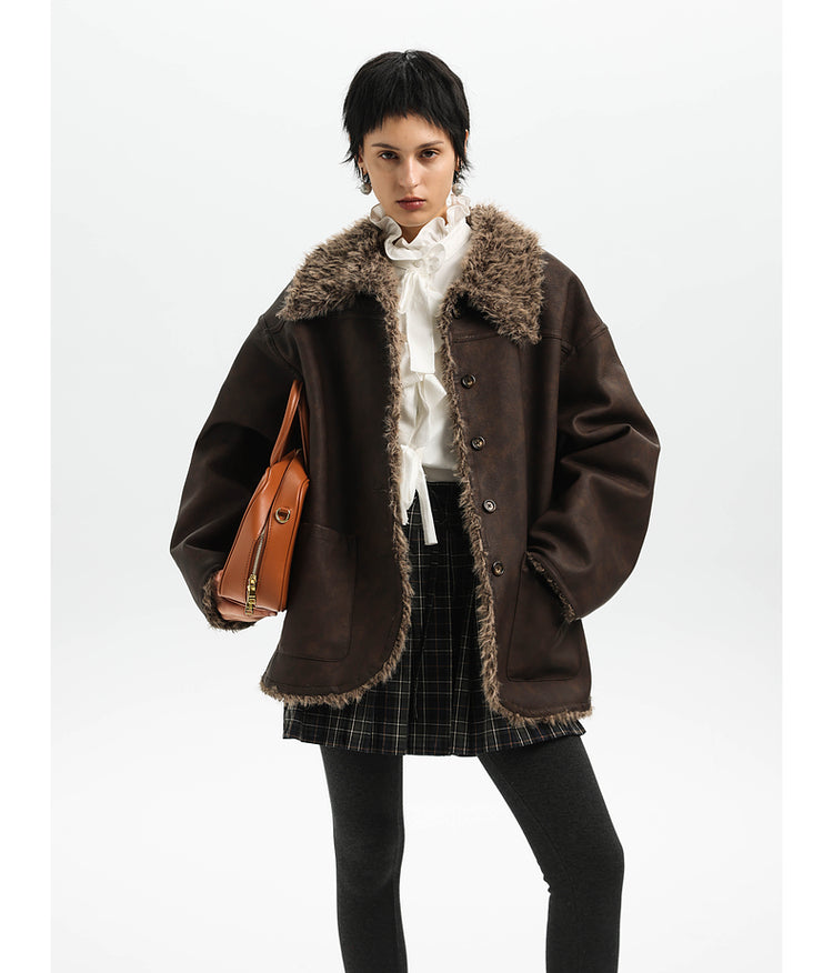 Reversible Faux Fur Jacket