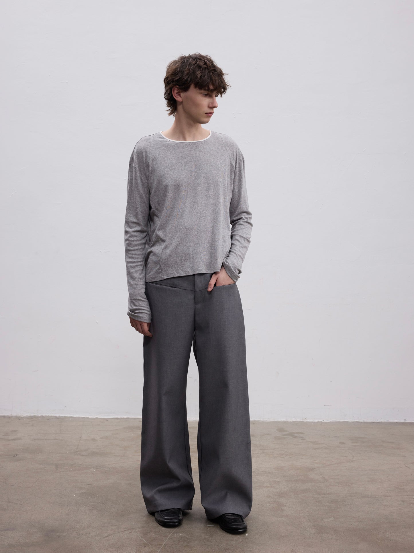A-Line Front Pocket Casual Pants
