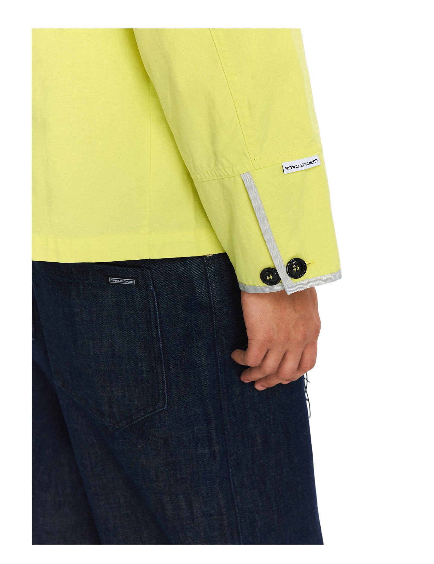 Stand-Up Collar Hooded Zipper Jacket